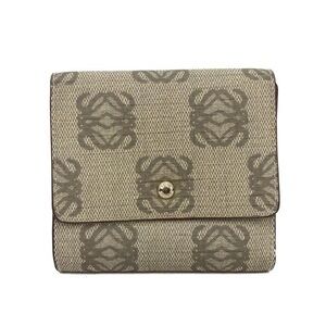 LOEWE Anagram PVC Trifold Wallet